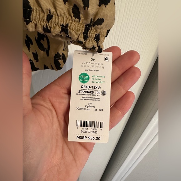 2t leopard blouse - Picture 4 of 5